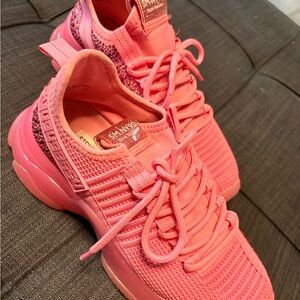 Steve Madden Hot Pink & Neon Green Maximum Women's Sneakers